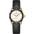 Hamilton Hamilton Jazzmaster Performer Auto H36225770  H36225770 механические мужские часы белый циферблат, браслет кожаный — вид спереди