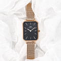 Daniel Wellington Daniel Wellington Quadro DW00100432 кварцевые женские часы часы крупный план черный циферблата