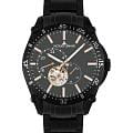Jacques Lemans Jacques Lemans Derby 1-2201i  1-2201i механические мужские часы черный циферблат, браслет нержавеющая сталь с pvd-покрытием — вид спереди