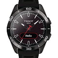 Tissot Tissot T-Touch Connect Sport T153.420.47.051.04 T Touch T1534204705104 кварцевые мужские часы черный циферблат, браслет силикон — вид спереди