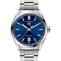 TAG Heuer TAG Heuer Carrera WBN2112.BA0639  WBN2112.BA0639 механические мужские часы синий циферблат, браслет нержавеющая сталь — вид спереди