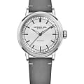 Raymond Weil Raymond Weil Millesime Automatic 2125-STC-65001  2125-STC-65001 механические мужские часы серебристый циферблат, браслет кожаный — вид спереди