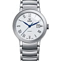 Rado Rado Centrix R30940013 Automatic R30940013 механические женские часы белый циферблат, браслет сталь + керамические вставки — вид спереди