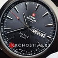Swiss Military by Chrono Swiss Military by Chrono Day Date SMP36040.19 , наручные мужские часы фото под углом