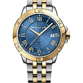Raymond Weil Raymond Weil Tango 8160-STP-00508  8160-STP-00508 кварцевые мужские часы синий циферблат, браслет нержавеющая сталь с pvd-покрытием — вид спереди