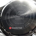 Casio Casio Edifice EFR-552D-1A2VUDF (EFR-552D-1A2) кварцевые мужские часы часы крупный план  циферблата