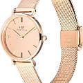 Daniel Wellington Daniel Wellington Petite Reflection Rose Gold DW00100795 , наручные женские часы фото под углом