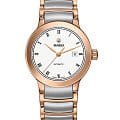 Rado Rado Centrix R30183013 Automatic R30183013 механические женские часы белый циферблат, браслет сталь + pvd + керамика — вид спереди