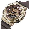 Casio Casio G-Shock GM-S110BP-5ADR (GM-S110BP-5A) электронные мужские часы часы крупный план  циферблата