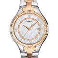 Tissot Tissot T-Lady T082.210.62.116.00 T My Lady T0822106211600 кварцевые женские часы перламутровый циферблат, браслет нержавеющая сталь с pvd-покрытием — вид спереди
