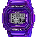 Casio Casio Baby-G BGD-560S-6  BGD-560S-6ER кварцевые женские часы фиолетовый циферблат, браслет пластик — вид спереди