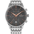 Jacques Lemans Jacques Lemans London 1-2163i  1-2163i кварцевые мужские часы черный циферблат, браслет нержавеющая сталь — вид спереди