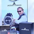 Jacques Lemans Jacques Lemans Classic 1-1846F мужские часы зеленый циферблат на запястье