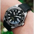 TAG Heuer TAG Heuer Aquaracer WAY201A.FT6142 , наручные мужские часы фото под углом