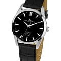 Jacques Lemans Jacques Lemans Sport 1-1828A  1-1828A кварцевые женские часы черный циферблат, браслет кожаный — вид спереди