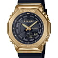 Casio Casio G-Shock GM-S2100GB-1ADR (GM-S2100GB-1A) GM GM-S2100GB-1A электронные мужские часы черный циферблат, браслет пластик — вид спереди