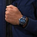 Breitling Breitling Superocean II 44 A17392D81C1S1 мужские часы голубой циферблат на запястье