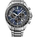 Hugo Boss Hugo Boss HB1513081  HB1513081 кварцевые мужские часы синий циферблат, браслет нержавеющая сталь — вид спереди
