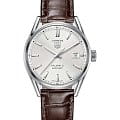 TAG Heuer TAG Heuer Carrera WAR211B.FC6181  WAR211B.FC6181 механические мужские часы серебристый циферблат, браслет кожаный — вид спереди