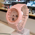 Casio Casio Baby-G BGA-250-4A женские часы розовый циферблат на запястье