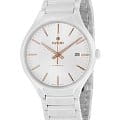 Rado Rado True Automatic R27058112 механические мужские часы часы крупный план белый циферблата