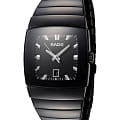 Rado Rado Sintra R13724152  R13724152 кварцевые женские часы черный циферблат, браслет керамика — вид спереди