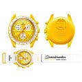 Swatch Swatch x Omega Bioceramic Moonswatch Mission To the Sun SO33J100, swatch x omega moonwatch швейцария женские часы на браслете нейлон боковой вид