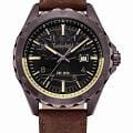 Timberland Timberland TDWGB0055802  TDWGB0055802 кварцевые мужские часы черный циферблат, браслет кожаный — вид спереди