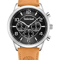 Timberland Timberland Managate TDWGF0042102  TDWGF0042102 кварцевые мужские часы черный циферблат, браслет кожаный — вид спереди