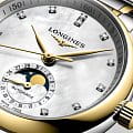 Longines Longines Master Collection L2.409.5.87.7 механические женские часы часы крупный план перламутровый циферблата