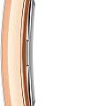 Часы Daniel Wellington Bound Black Crocodile Rose Gold DW00100698 фото 3