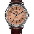 Aviator Aviator Douglas DC-3 V.3.32.0.244.4  V.3.32.0.244.4 механические мужские часы бежевый циферблат, браслет кожаный — вид спереди