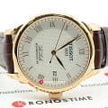 Tissot Tissot Le Locle Powermatic 80 T006.407.36.033.00 механические мужские часы часы крупный план бежевый циферблата