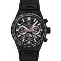 TAG Heuer TAG Heuer Carrera CBG2090.FT6145  CBG2090.FT6145 механические мужские часы черный циферблат, браслет каучук — вид спереди