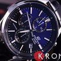 Casio Casio Edifice EFB-530L-2A, edifice япония мужские часы на браслете кожаный боковой вид