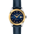 Tissot Tissot T-My Lady Automatic 18K Gold T930.007.46.046.00 T My Lady T9300074604600 механические женские часы синий циферблат, браслет кожаный — вид спереди
