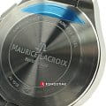 Maurice Lacroix Maurice Lacroix Aikon Chronograph AI1018-SS002-430-1 кварцевые мужские часы часы крупный план синий циферблата