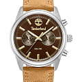 Timberland Timberland Northbridge TDWGF0041202  TDWGF0041202 кварцевые мужские часы коричневый циферблат, браслет кожаный — вид спереди
