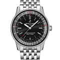 Breitling Breitling Navitimer Automatic 38 A17325241B1A1  A17325241B1A1 механические мужские часы черный циферблат, браслет нержавеющая сталь — вид спереди