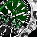 Jaguar Jaguar Connected J888/5 кварцевые мужские часы часы крупный план зеленый циферблата