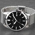 Jacques Lemans 1-2002K мужские часы застежка крупным планом
