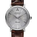 Atlantic Atlantic 50344.41.91  50344.41.91 кварцевые мужские часы серебристый циферблат, браслет кожаный — вид спереди