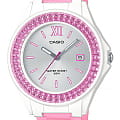 Casio Casio Collection LX-500H-4E3  LX-500H-4E3VEF кварцевые женские часы серебристый циферблат, браслет пластик — вид спереди