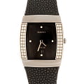 Rado Rado Sintra R13577715  R13577715 кварцевые мужские часы черный циферблат, браслет кожаный — вид спереди