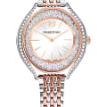 Swarovski Swarovski Crystalline Aura 5644075  5644075 кварцевые женские часы серебристый циферблат, браслет нержавеющая сталь с pvd-покрытием — вид спереди