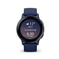 Garmin Garmin Vivoactive 5 010-02862-12 электронные мужские часы часы крупный план  циферблата