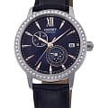 Orient Orient Fashionable Automatic RA-AK0006L  RA-AK0006L механические женские часы синий циферблат, браслет кожаный — вид спереди