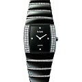 Rado Rado Sintra R13618719  R13618719 кварцевые мужские часы черный циферблат, браслет керамика — вид спереди