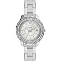 Fossil Fossil Stella  ES5137  ES5137 кварцевые женские часы серебристый циферблат, браслет нержавеющая сталь — вид спереди