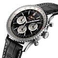 Breitling Breitling Navitimer B01 Chronograph 43 AB0138211B1P1 механические мужские часы часы крупный план черный циферблата